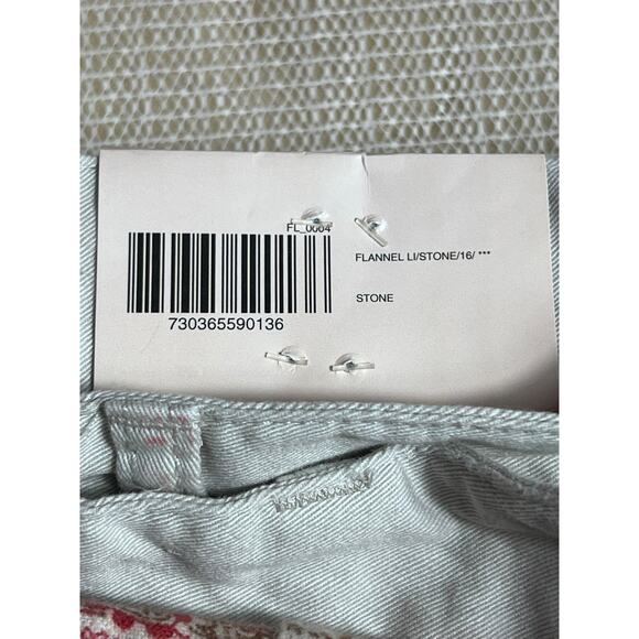 Natural Reflections Straight Casual Pants Womens Size 16 Stone Flat Front - Picture 6 of 9